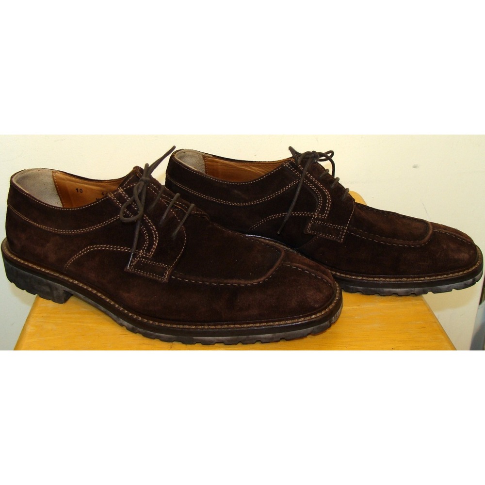 SAG VERA GOMMA ALEX M. BROWN SUEDE LACE UP OXFORD SHOES SIZE 10D   DB1 - Picture 4 of 10